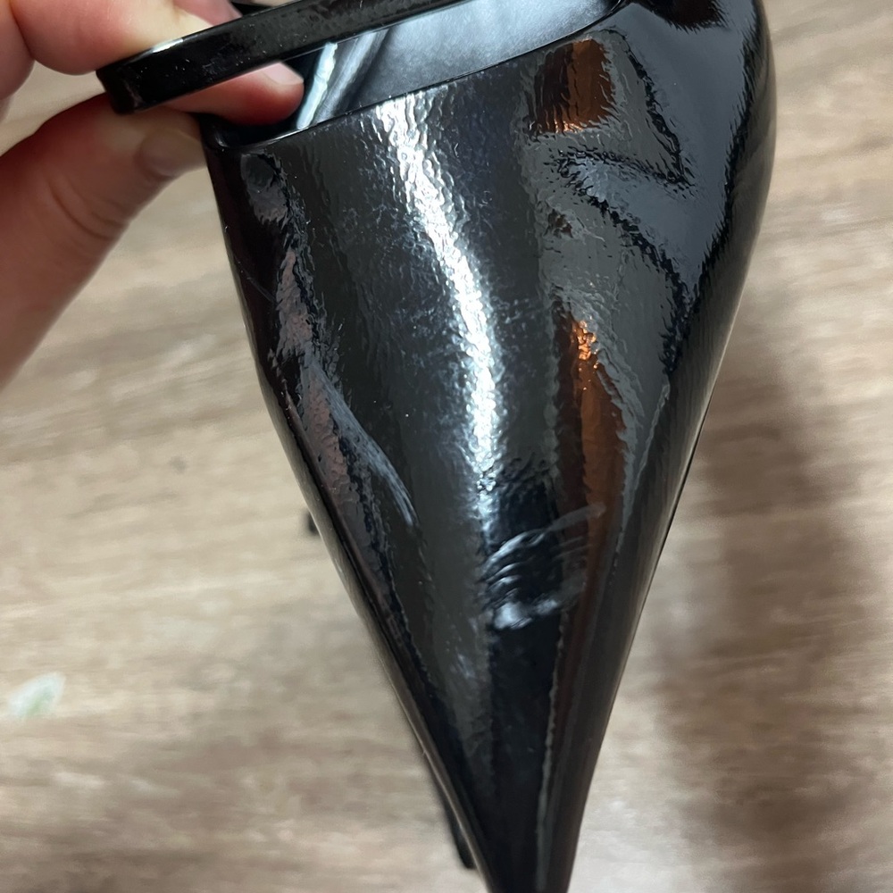 Zara Black Patent Leather Heels - Picture 3 of 12